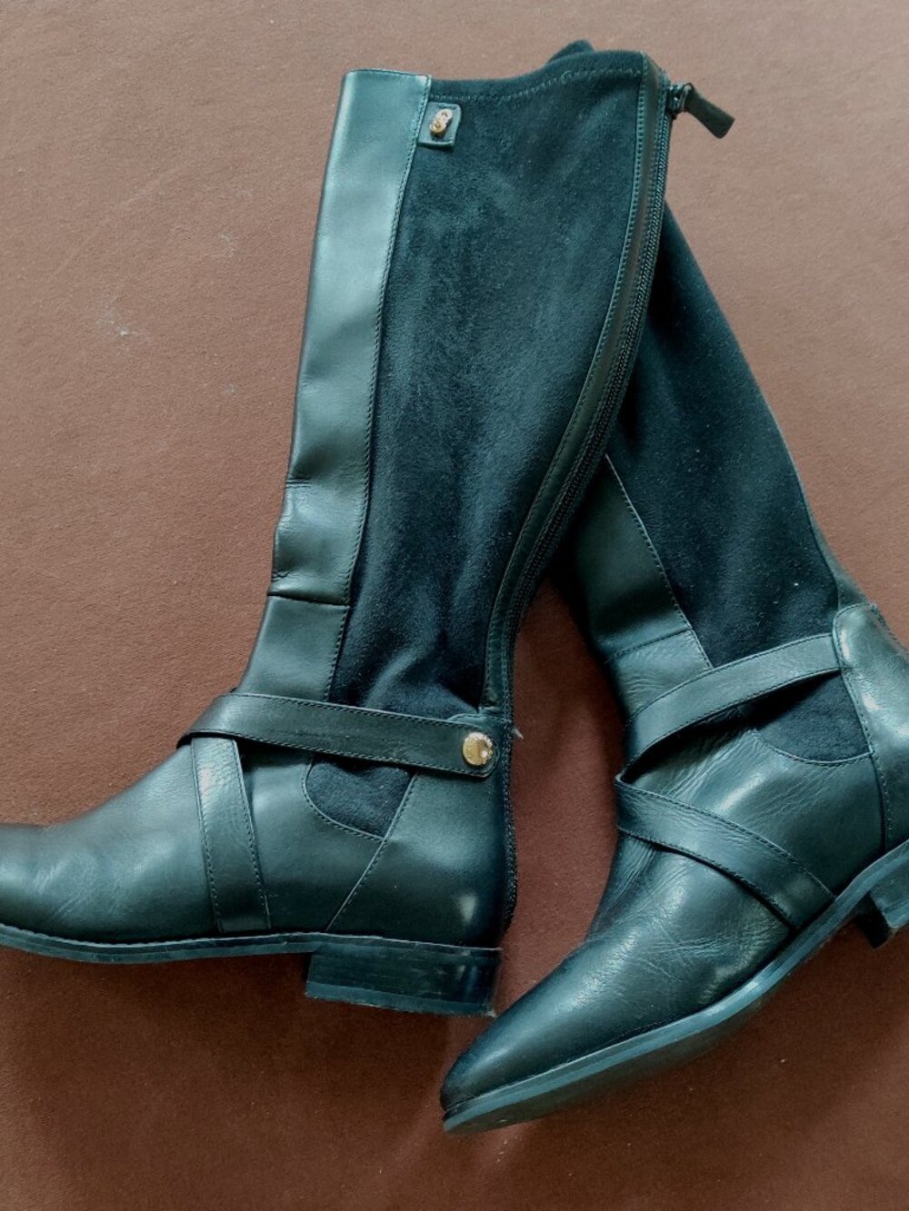 5 1/2 Cole Haan Leather and Suede Boots